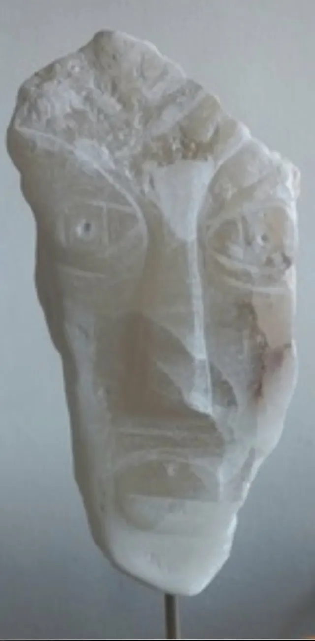Head of albaster