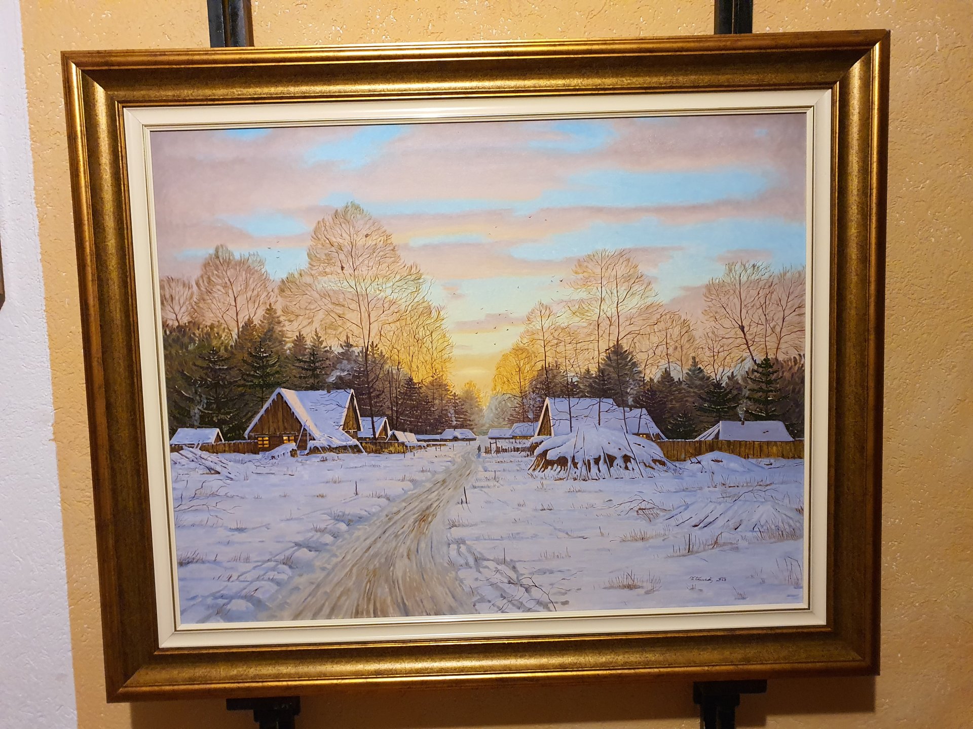 Winter sunset