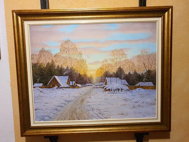 Winter sunset