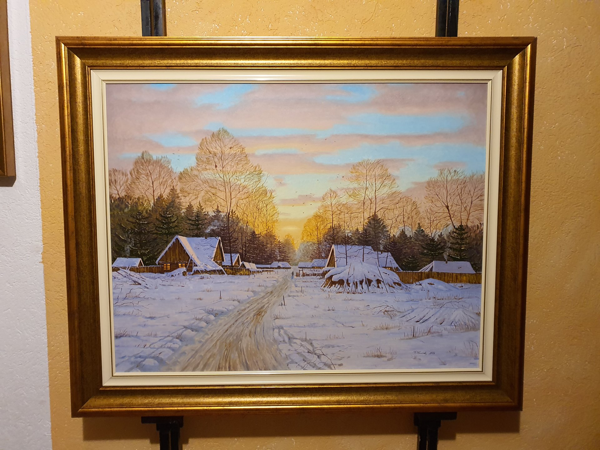 Winter sunset
