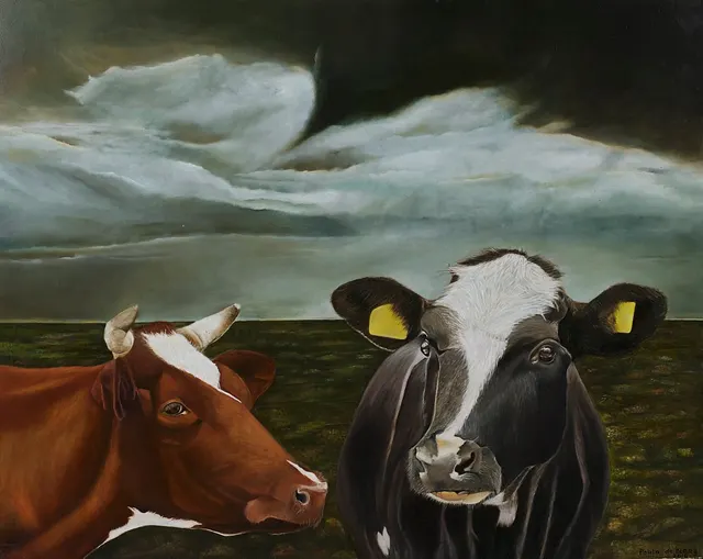 Cows in the meadow