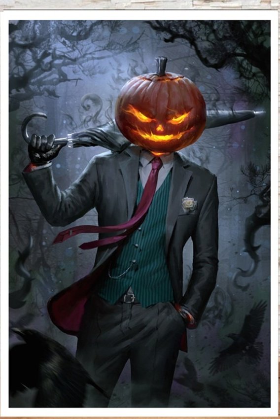 Enchanting Halloween-themed With The Help Of Diamond Painting Collection