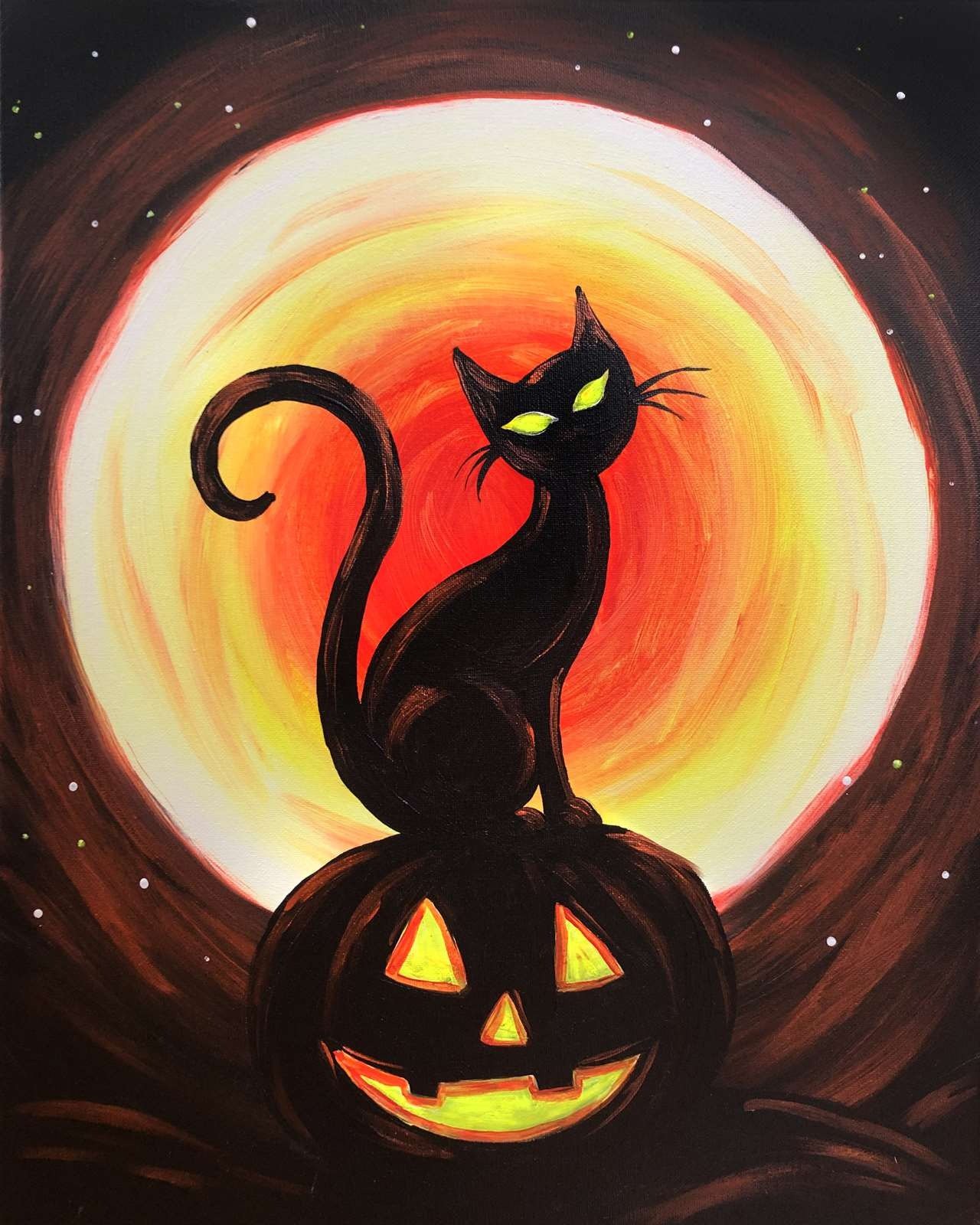 Enchanting Halloween-themed With The Help Of Diamond Painting Collection