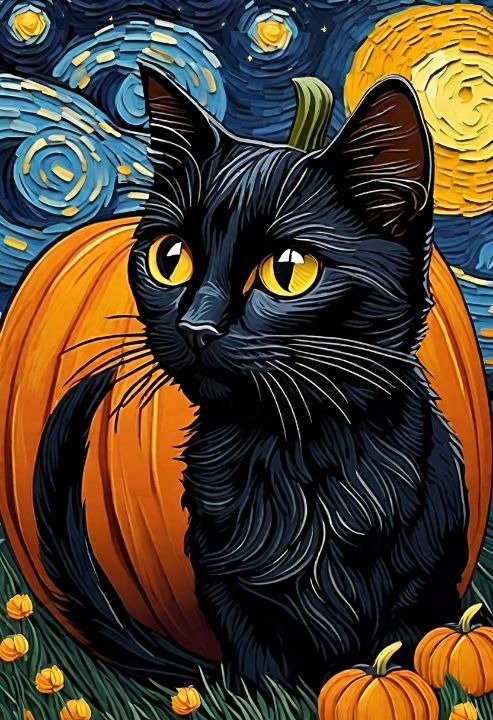 Enchanting Halloween-themed With The Help Of Diamond Painting Collection