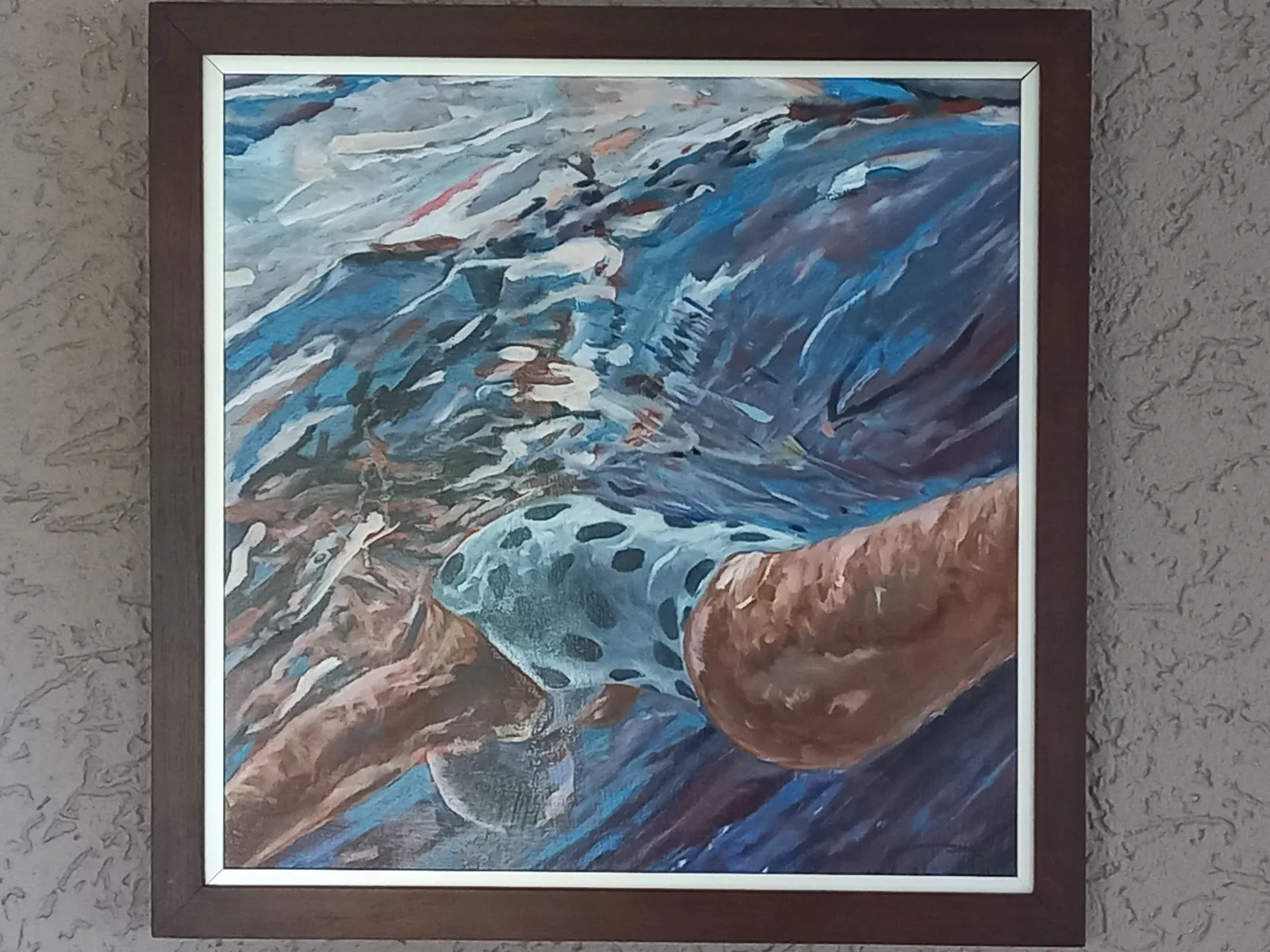 Onderduikster · 2021 · 50×50 cm