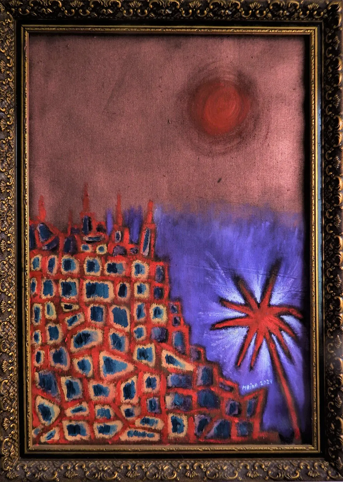 Babylon city + sun