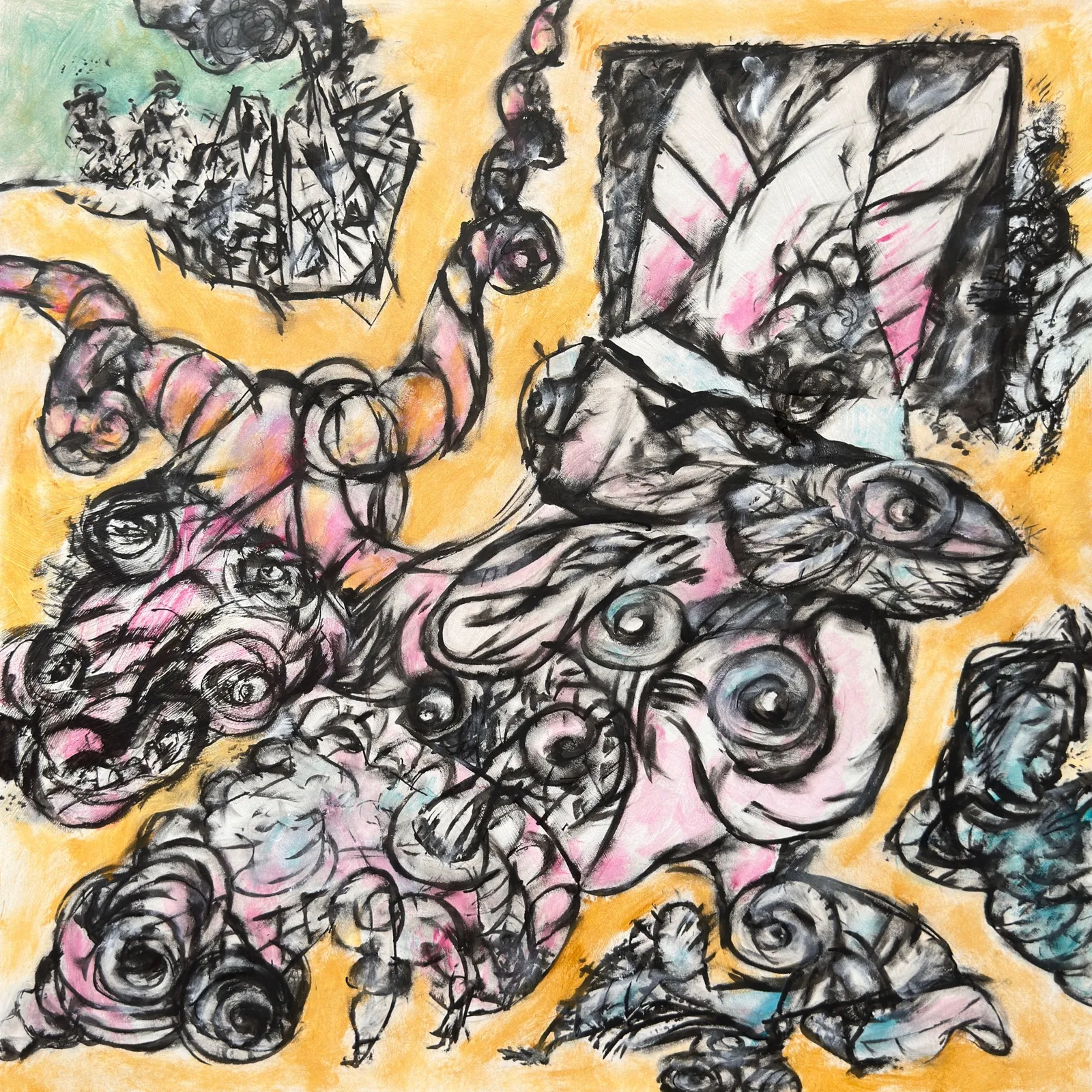 Camouflage · 2024 · 50×50 cm