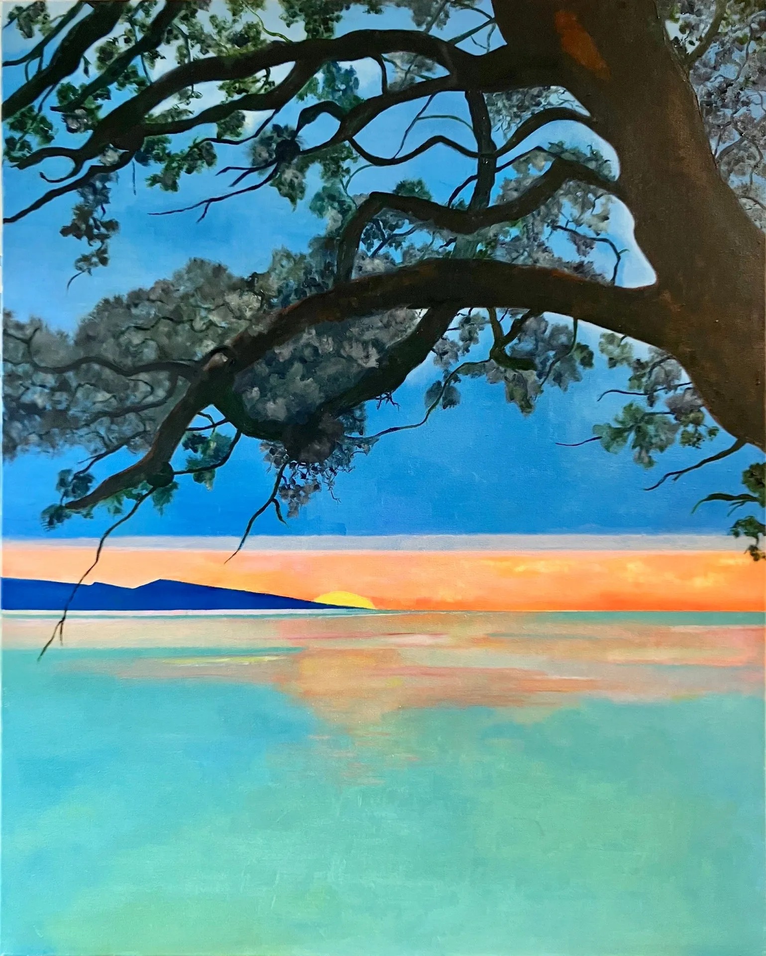 Sunset · 2024 · 80×100 cm