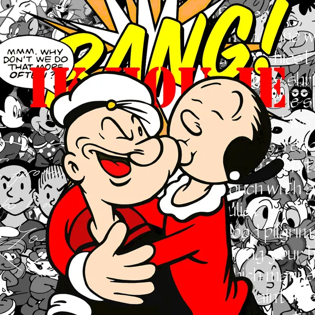 Famous love couples - 'Popeye and Olivia'