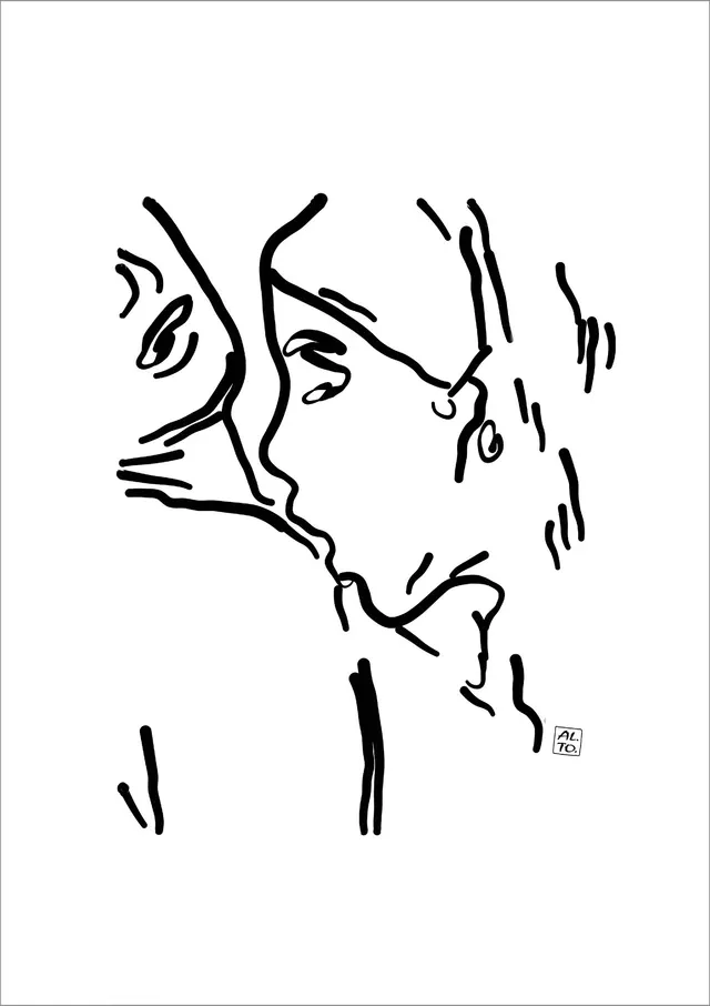 The stolen kiss