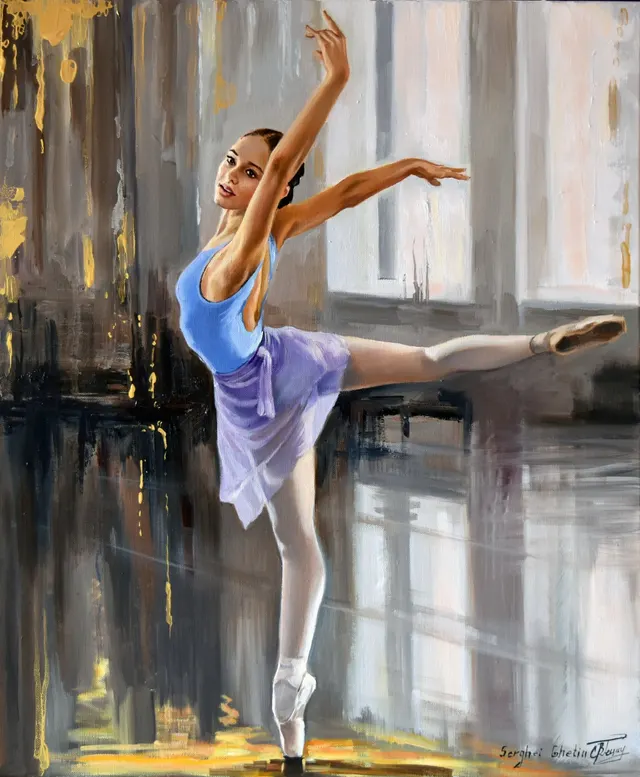 At the ballet studio