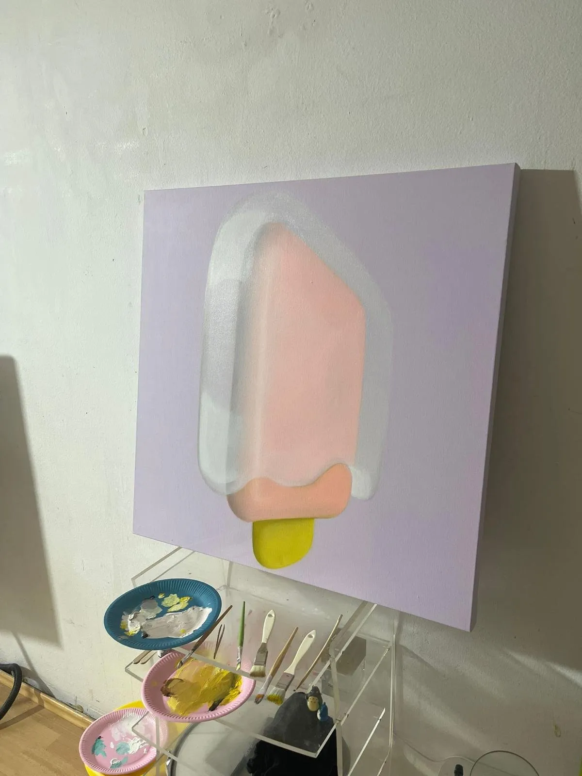 "Peach NiceCream" — Robert-Jan Poorter, oil on canvas — 2