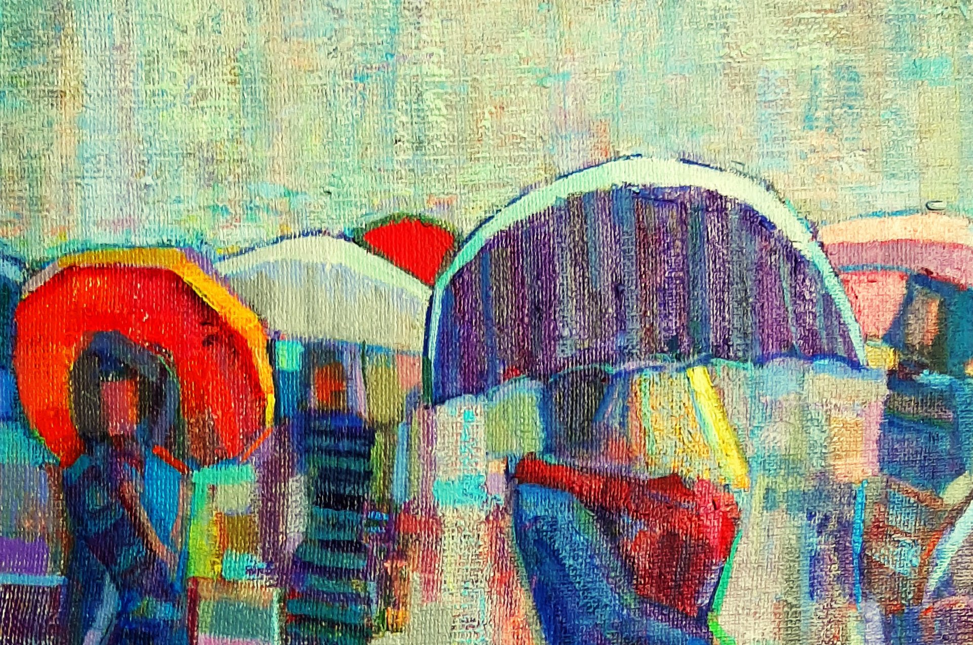 in the rain