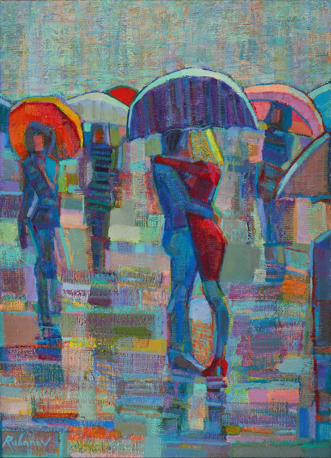 in the rain