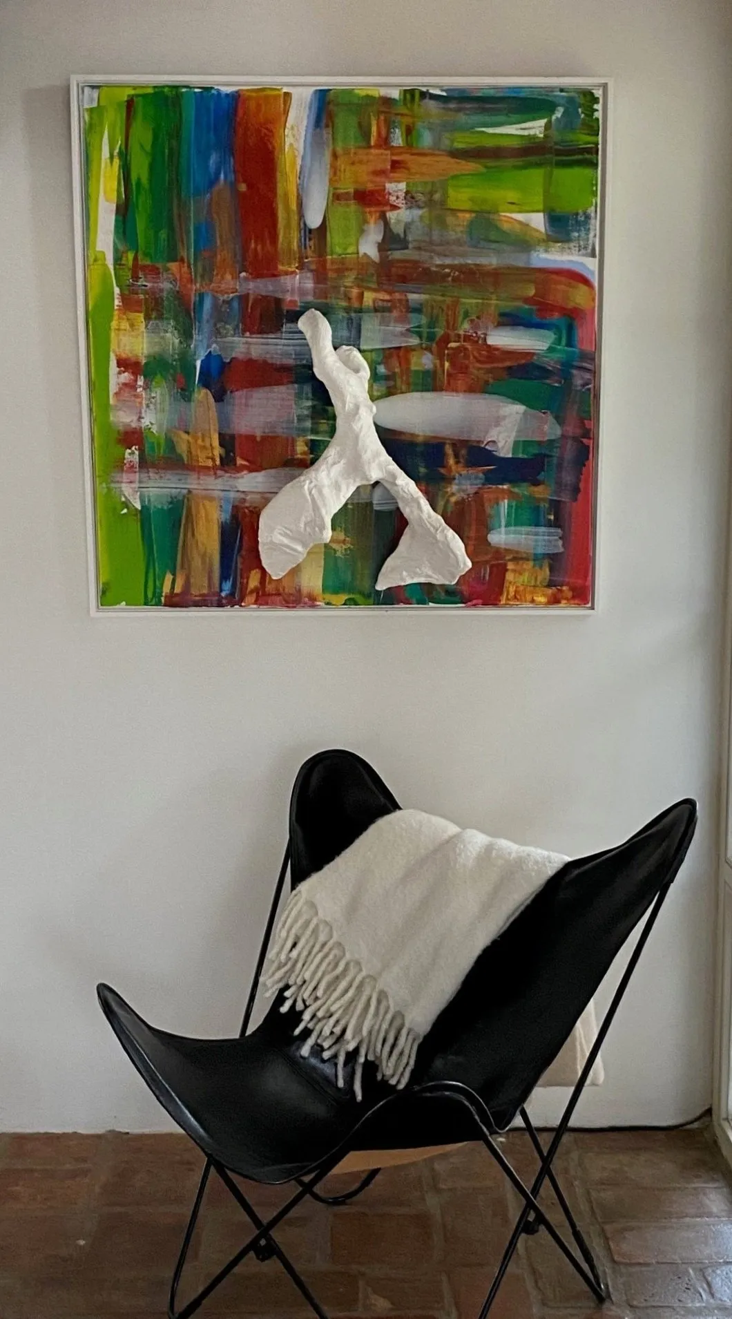 I'm leaving · 2021 · 100×100 cm
