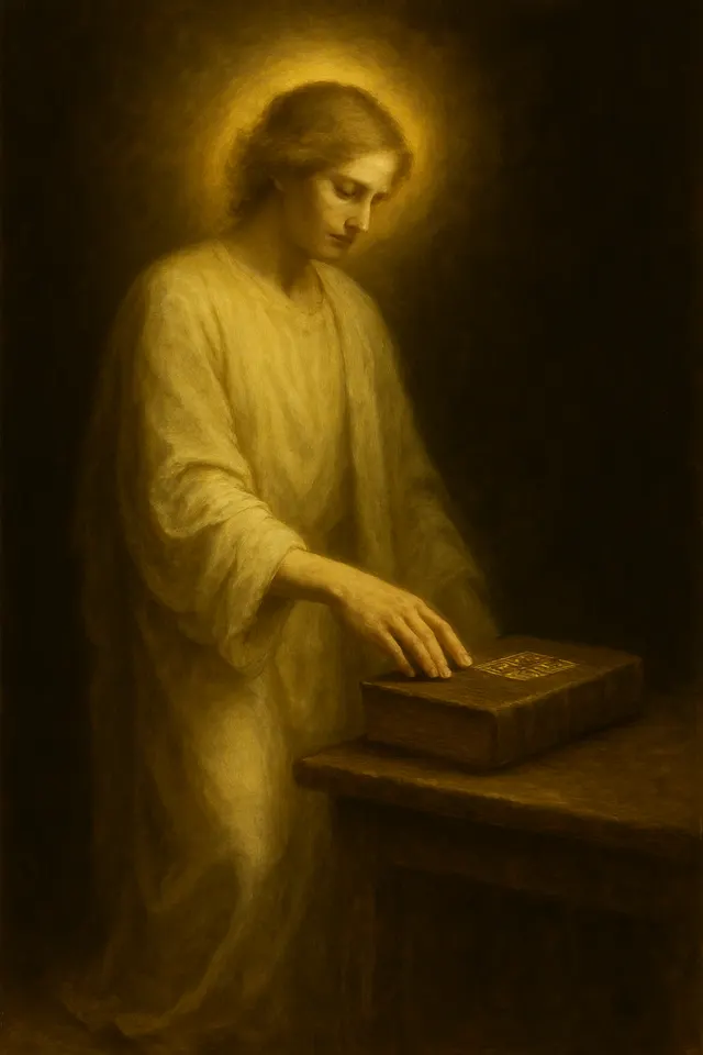 The Angel and the Holy Book