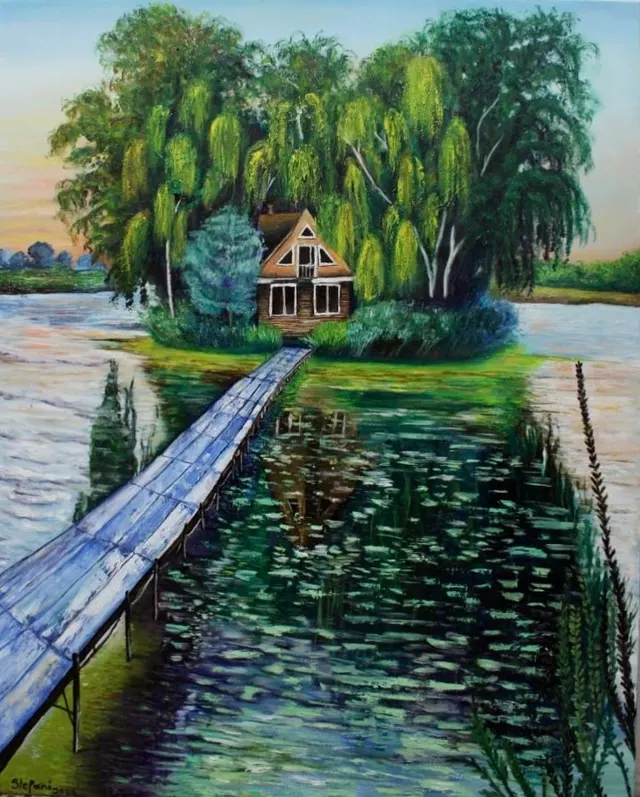 Island Haven: Tranquil Waterscapes