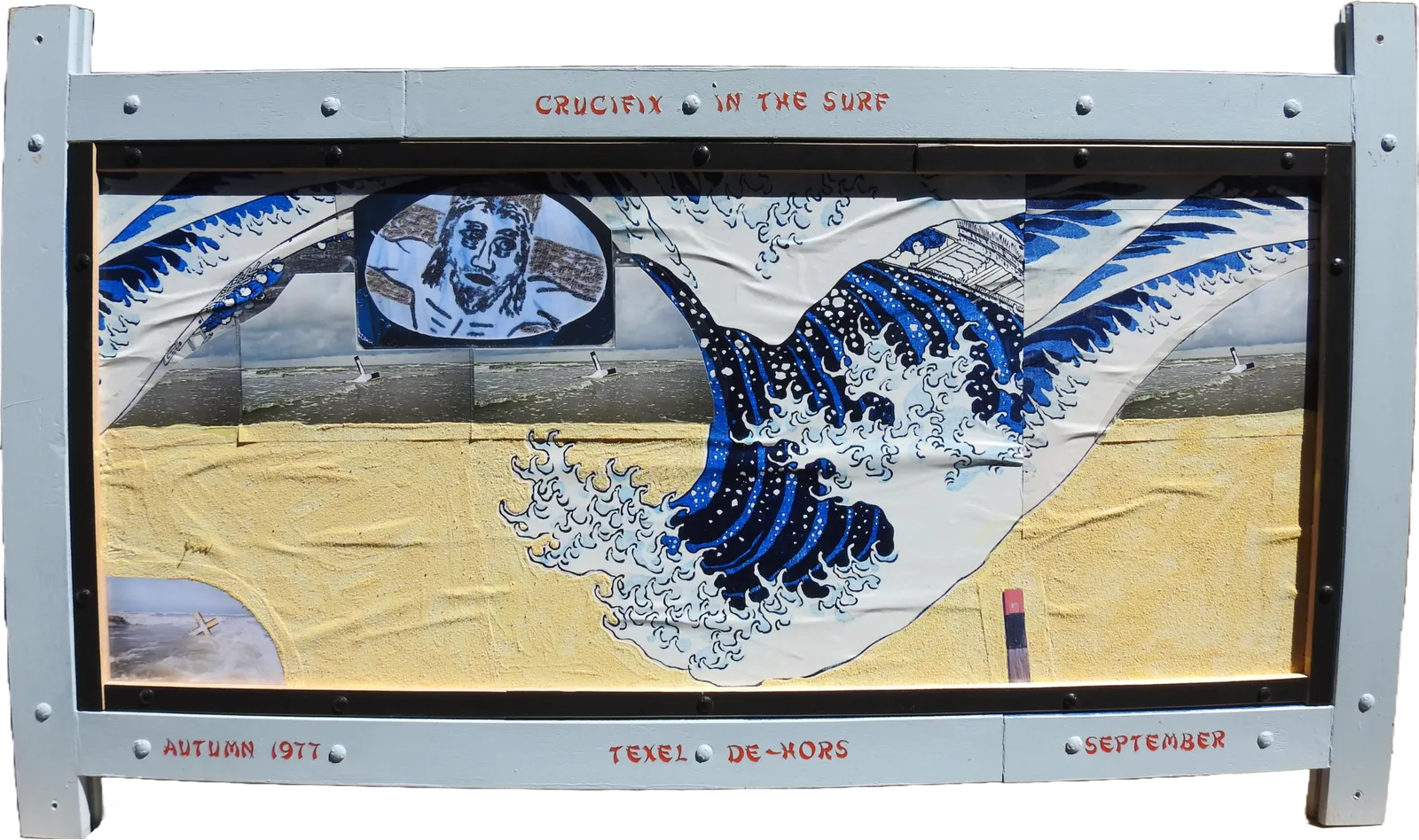 CRUCIFIX IN THE SURF · 2025 · 125×75 cm