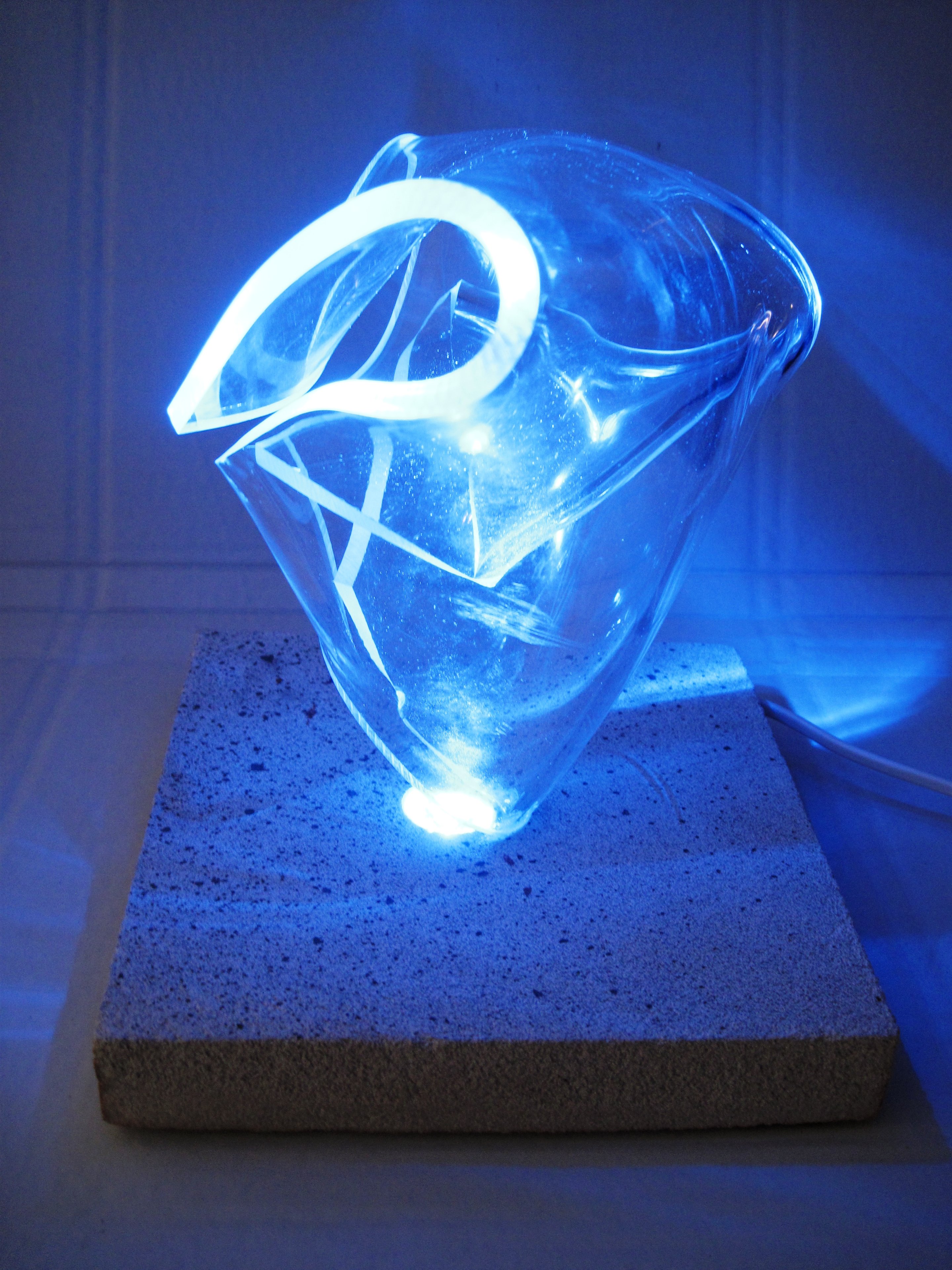 Blue light shapes