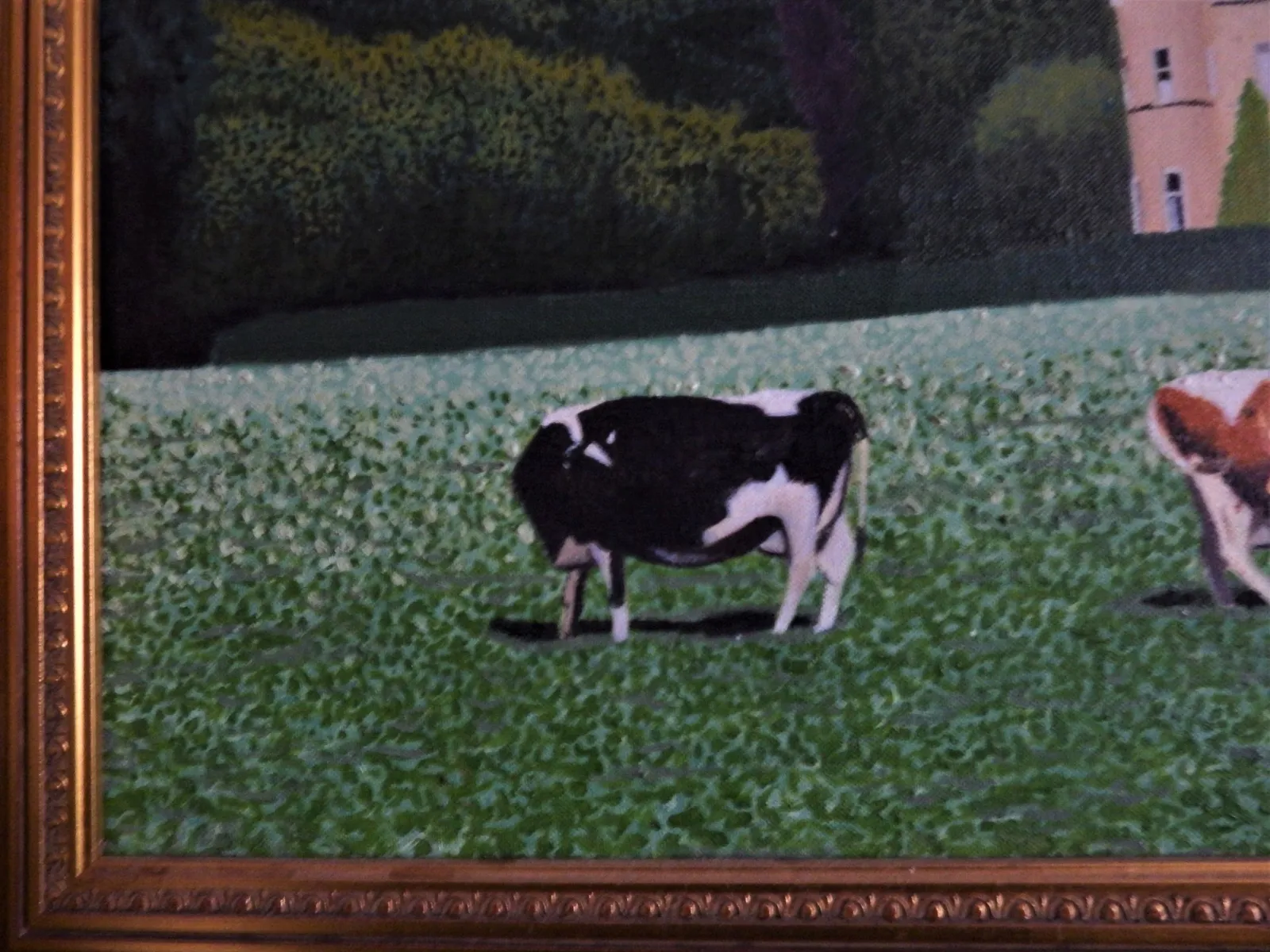 kasteel met koeien in veld — 4