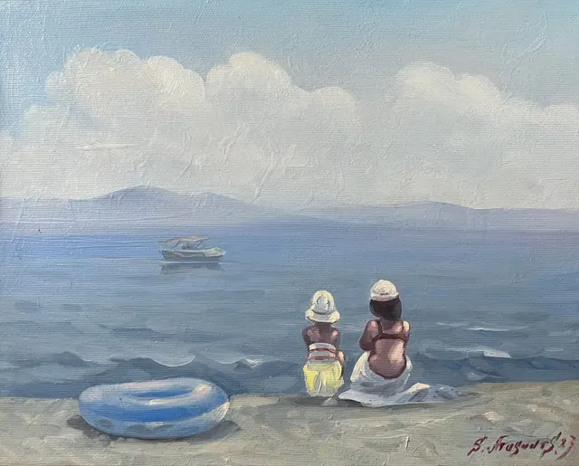 On the shore of Sevan