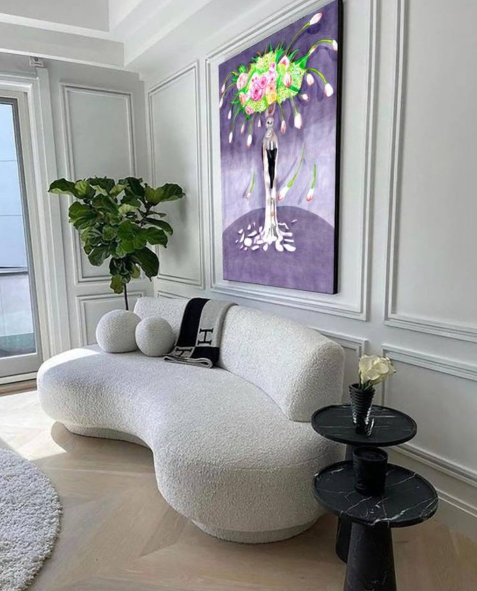 Painting Original Elegant , 折扣畫圖片
