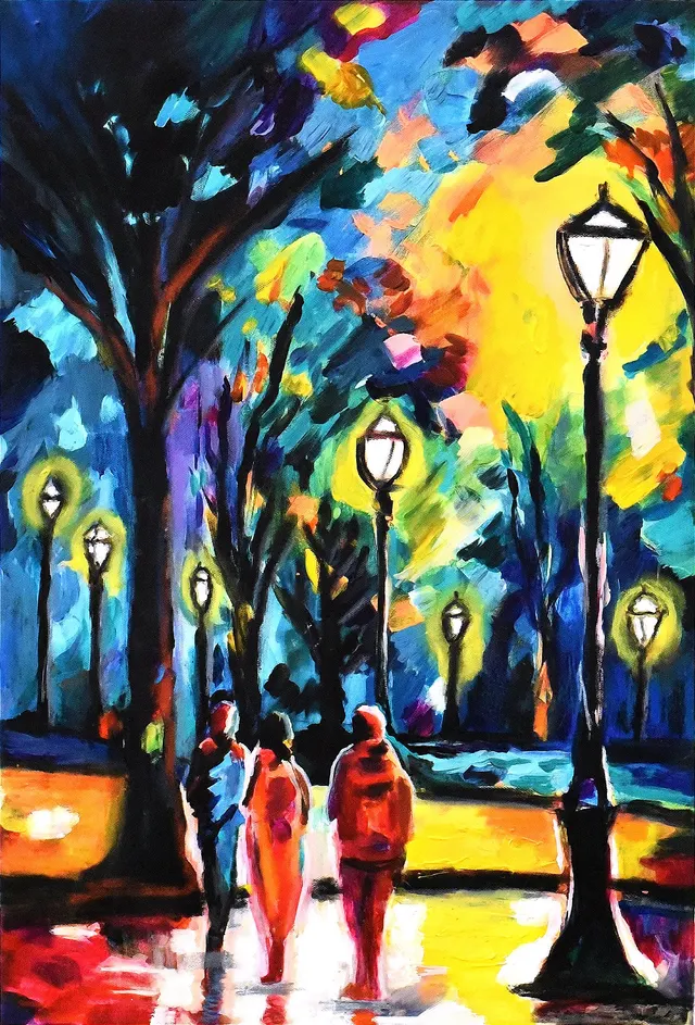 Promenade Rendezvous (framed)
