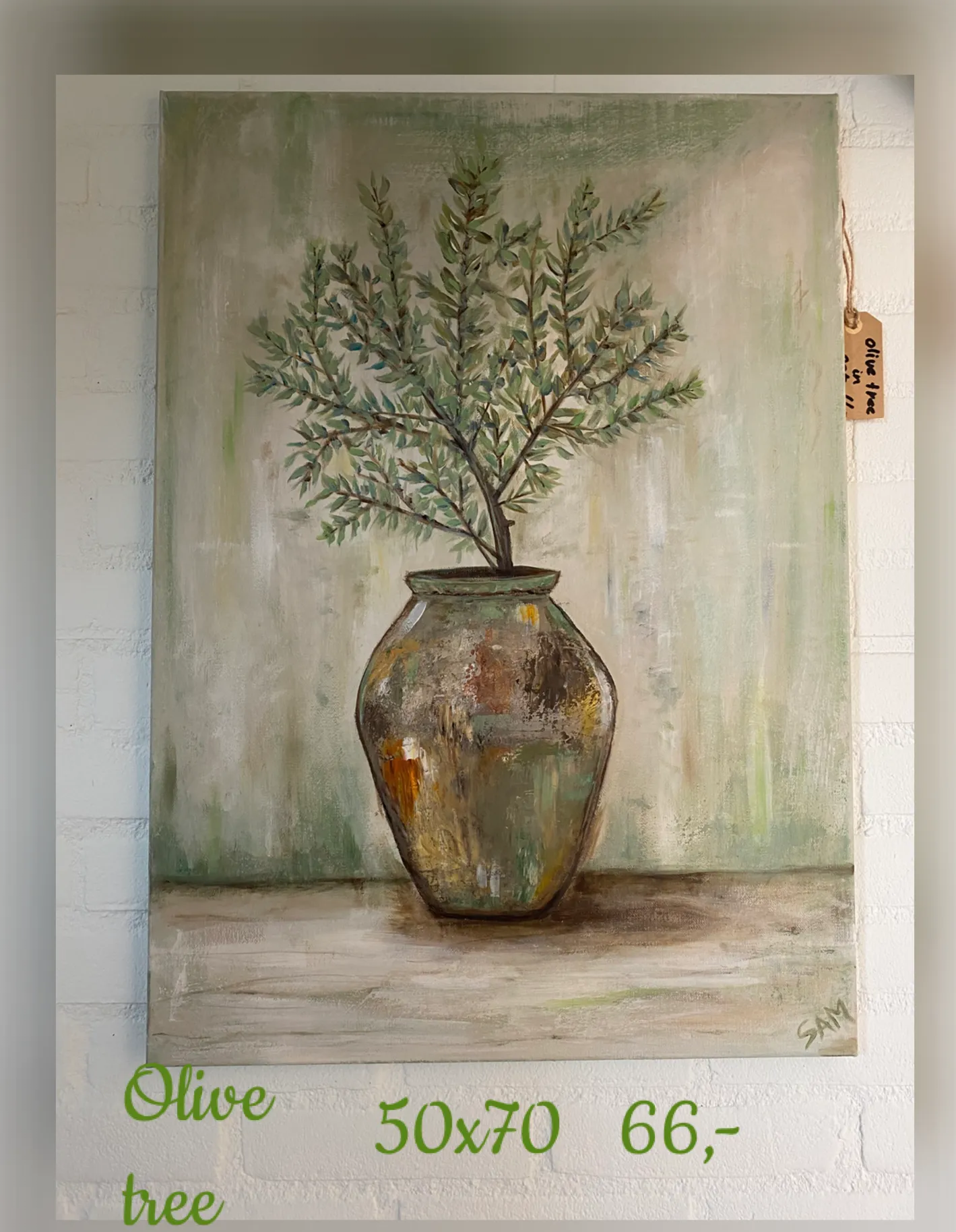Olive tree — Sam Bijl, acryl