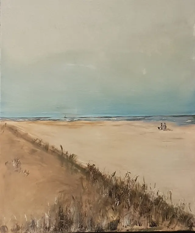 The beach at Scheveningen in the Netherlands