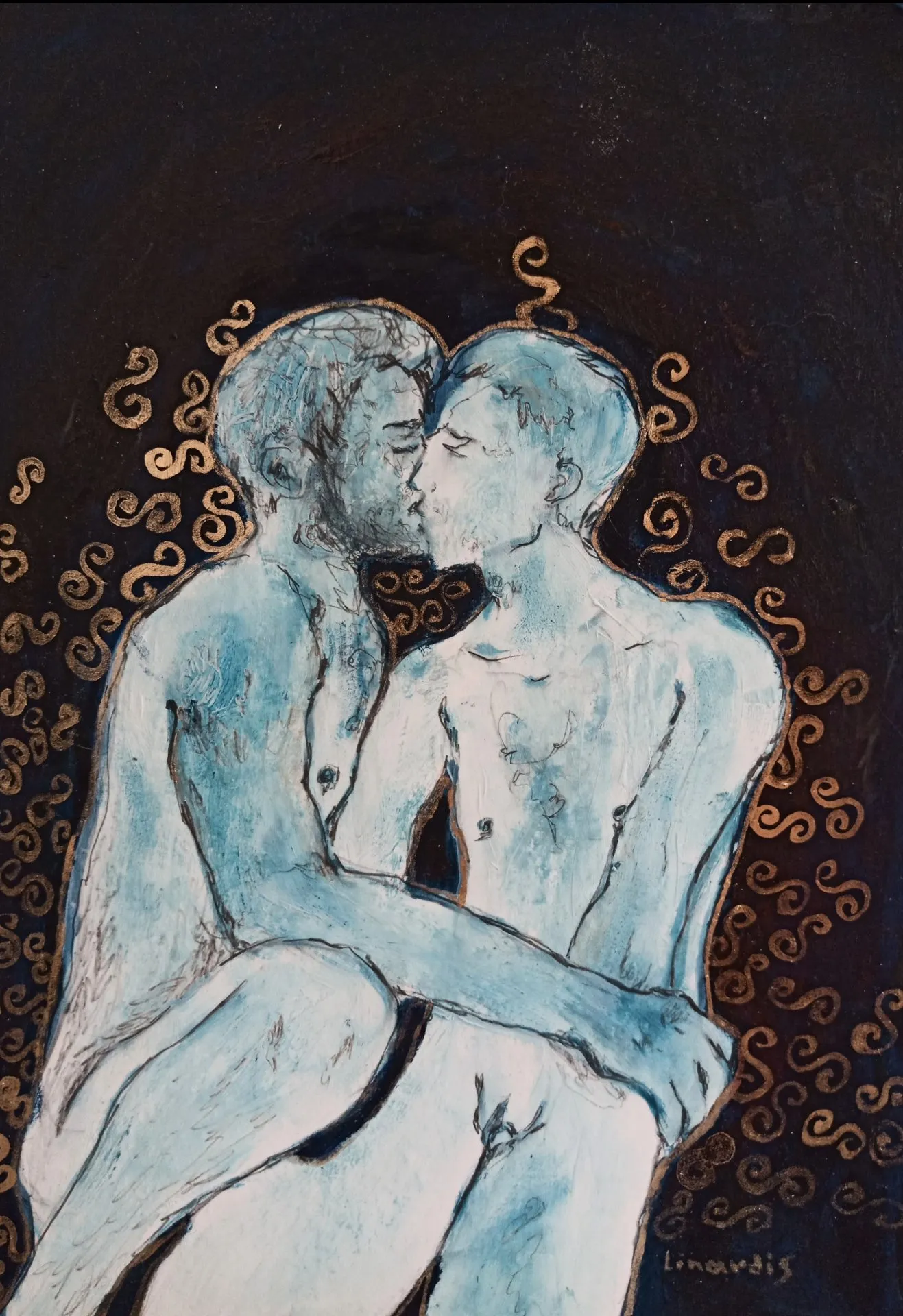 Tender kiss · 2021 · 21×29.7 cm