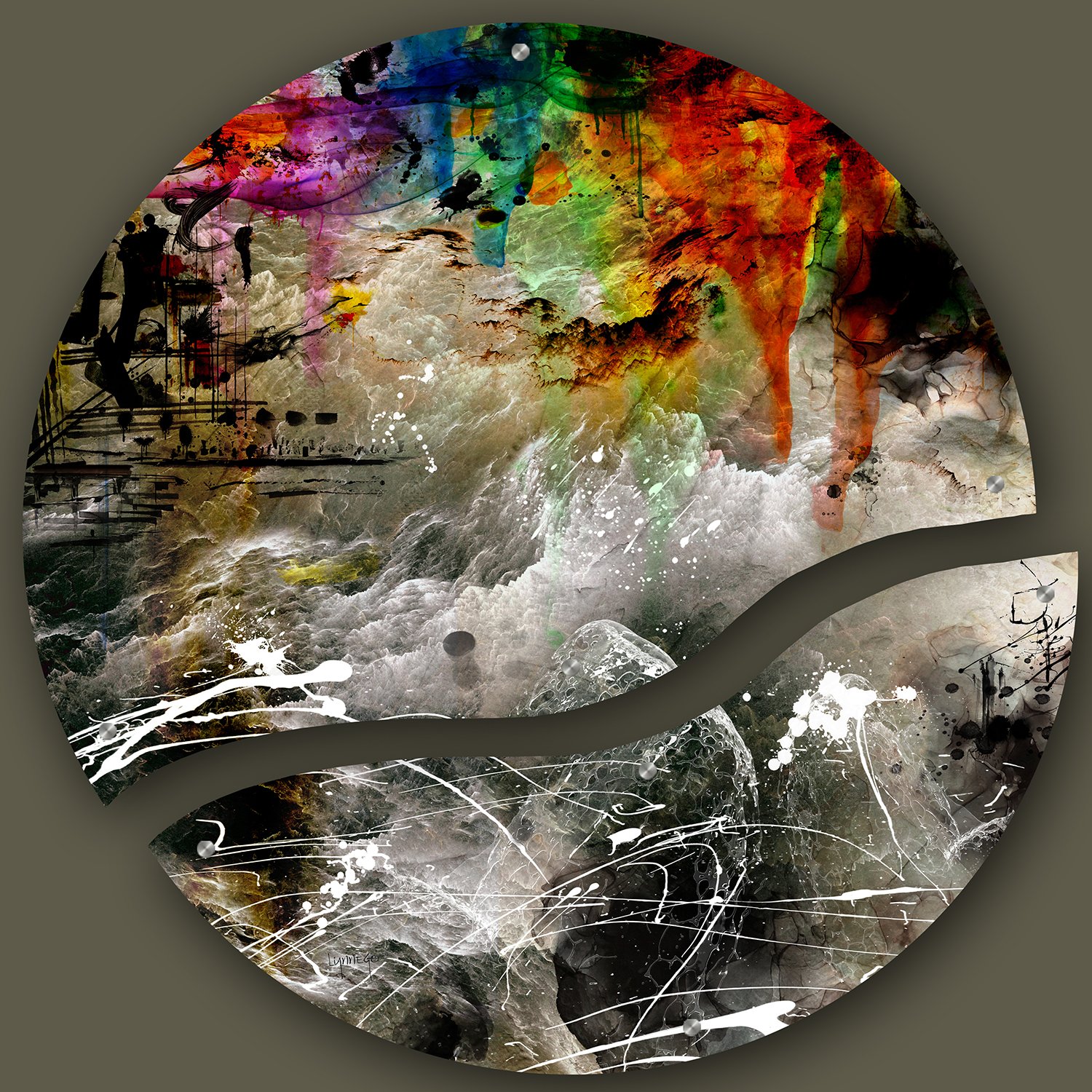 A Rainbow After The Storm - Diptych