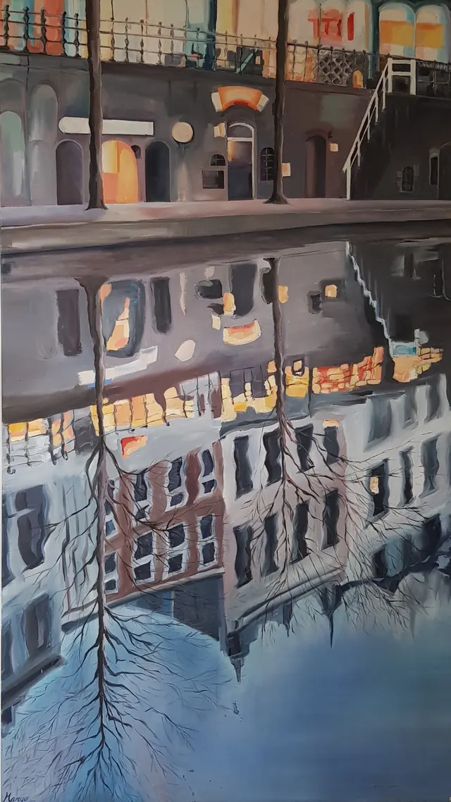 Utrecht Oudegracht at Dawn