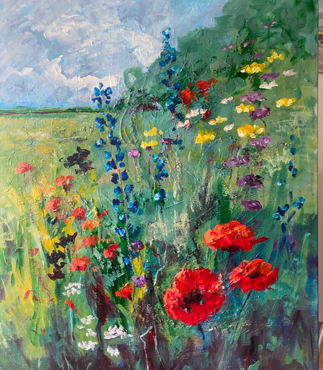 Tuin met bloemen