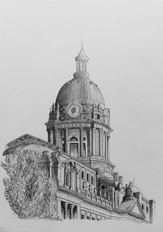 Manhattan dome, pencil