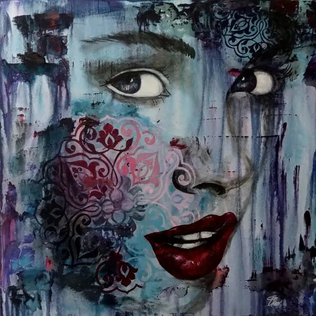 Flower Pattern Lady
