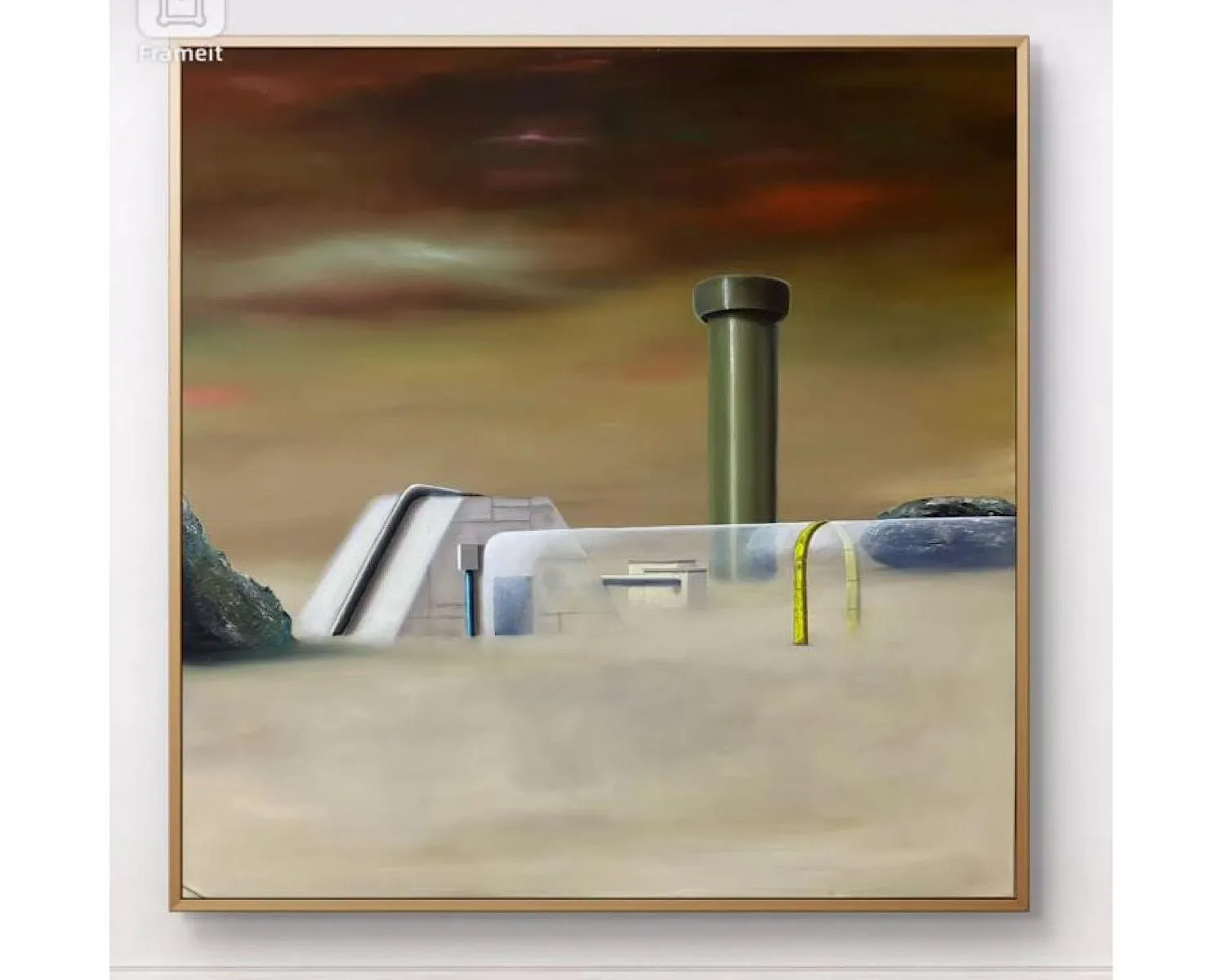 Passage · 2018 · 100×100 cm