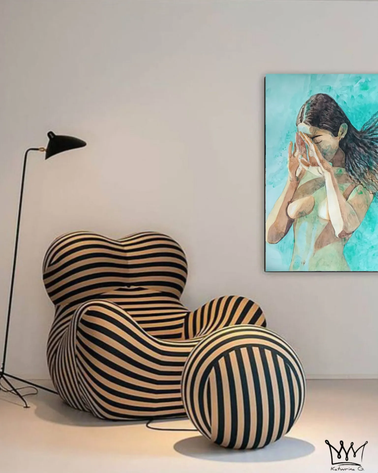 Help women 2 — Katwrina Golban, paper — 2