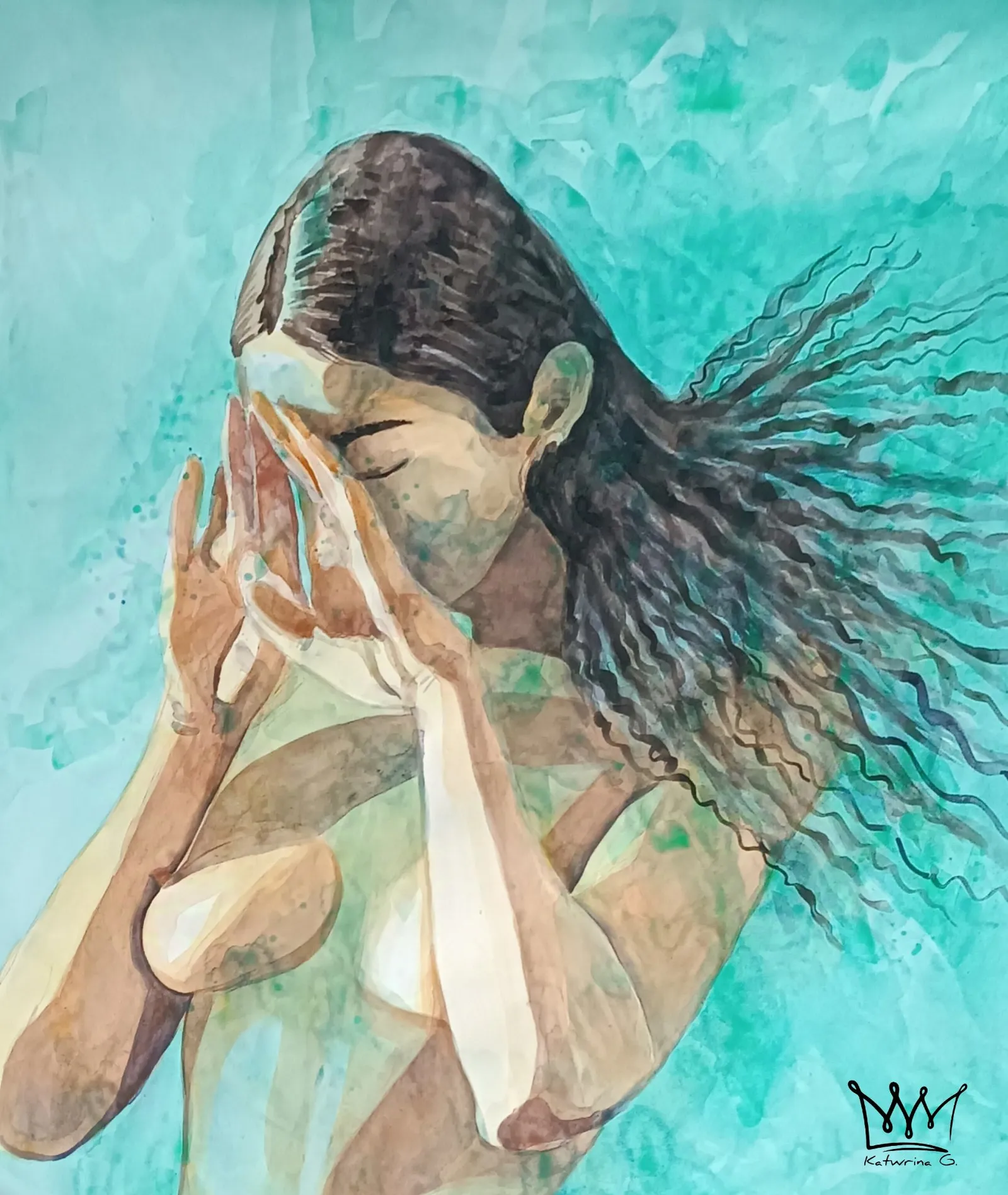 Help women 2 — Katwrina Golban, paper — 3
