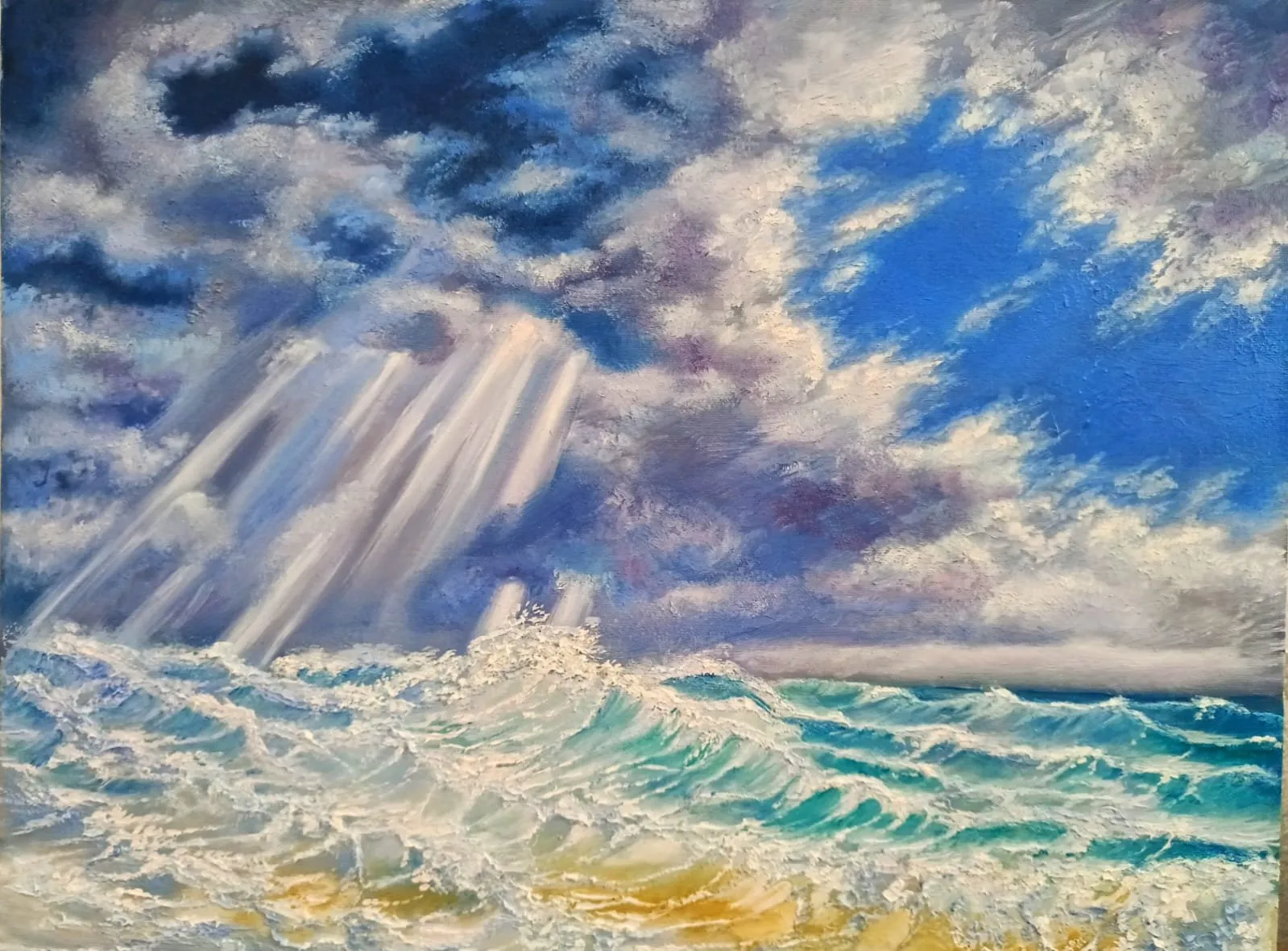After the storm · 2025 · 50×40 cm