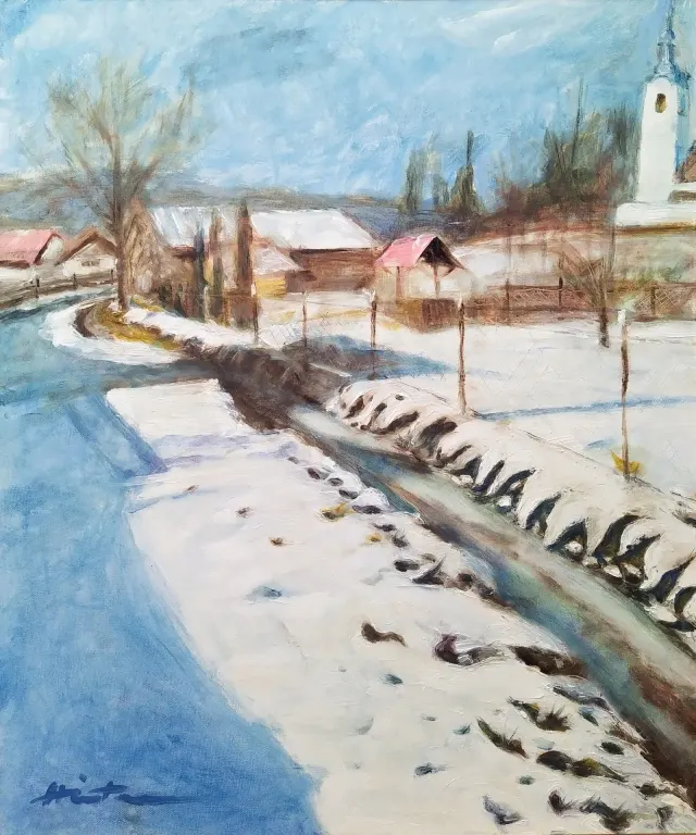Winter in Lăzarea/Szárhegy