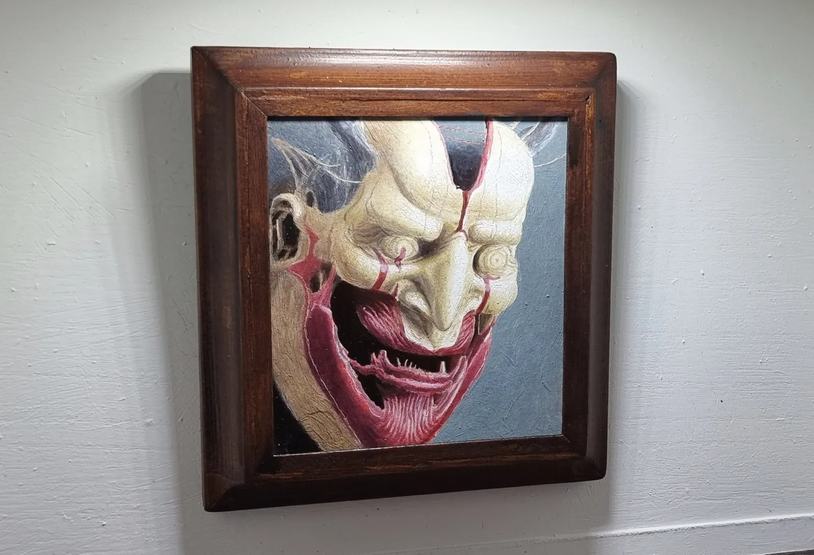 Oni III — Paschal Lawton, oil, acrylic, wood, card — 4