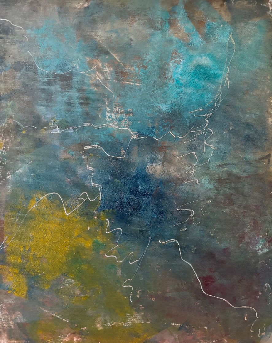 Oil & Coldwax on panel