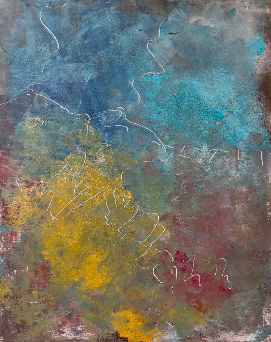 Oil & Coldwax on panel