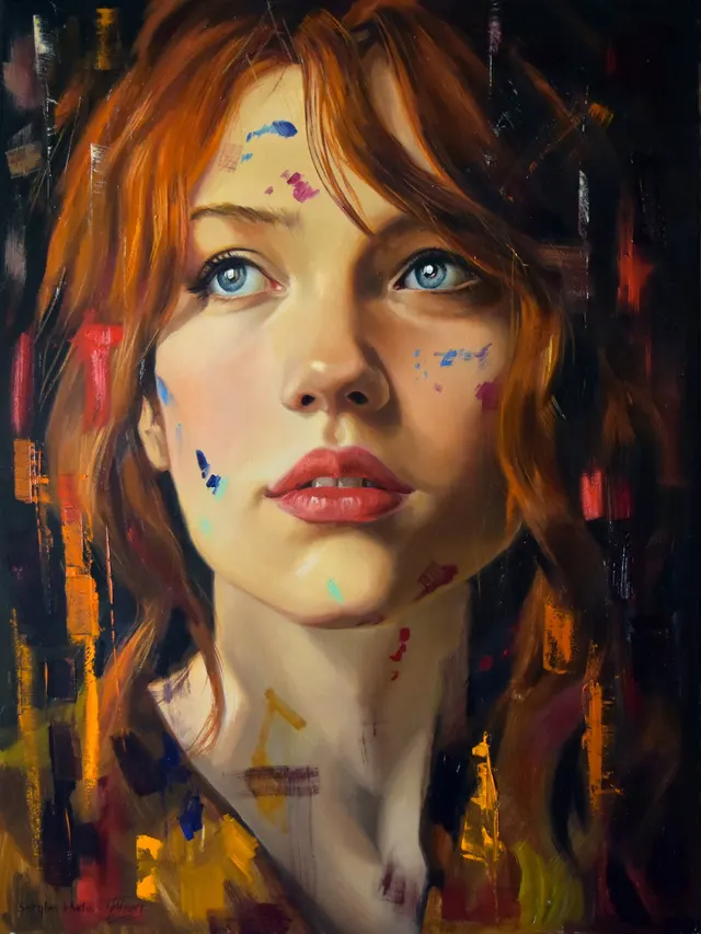 Contemporary woman portrait