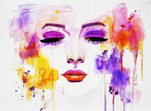 Purple tears
