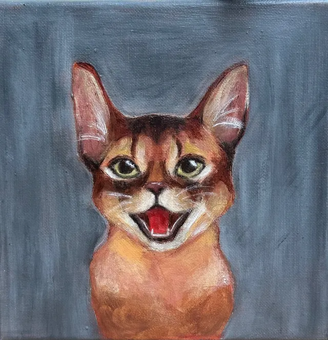 smiling cat