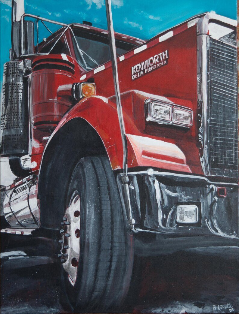 Red truck