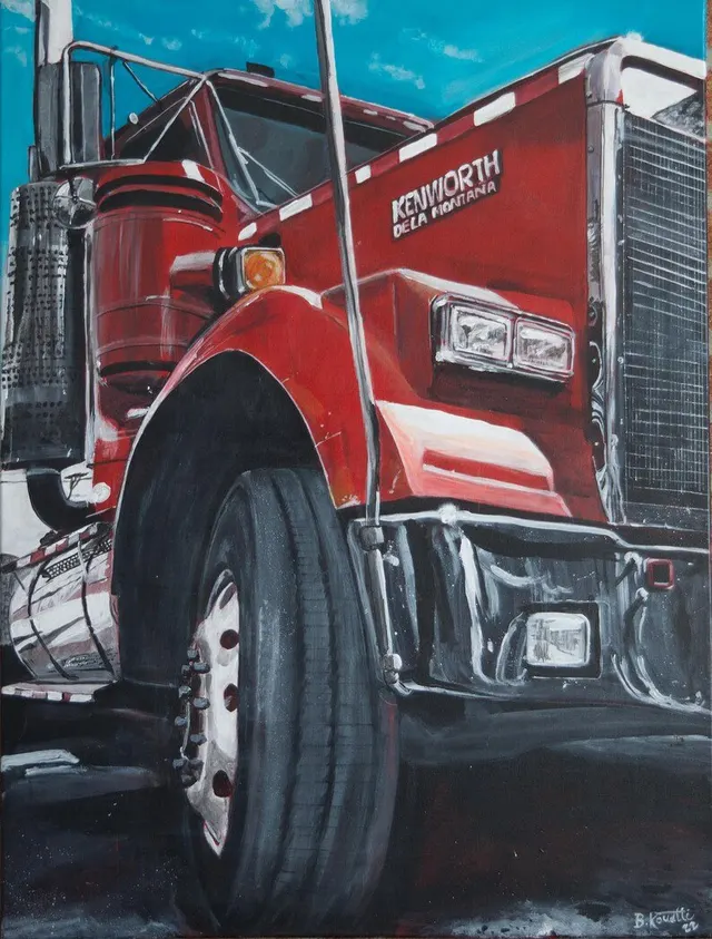 Red truck