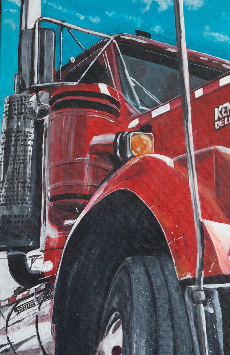 Red truck