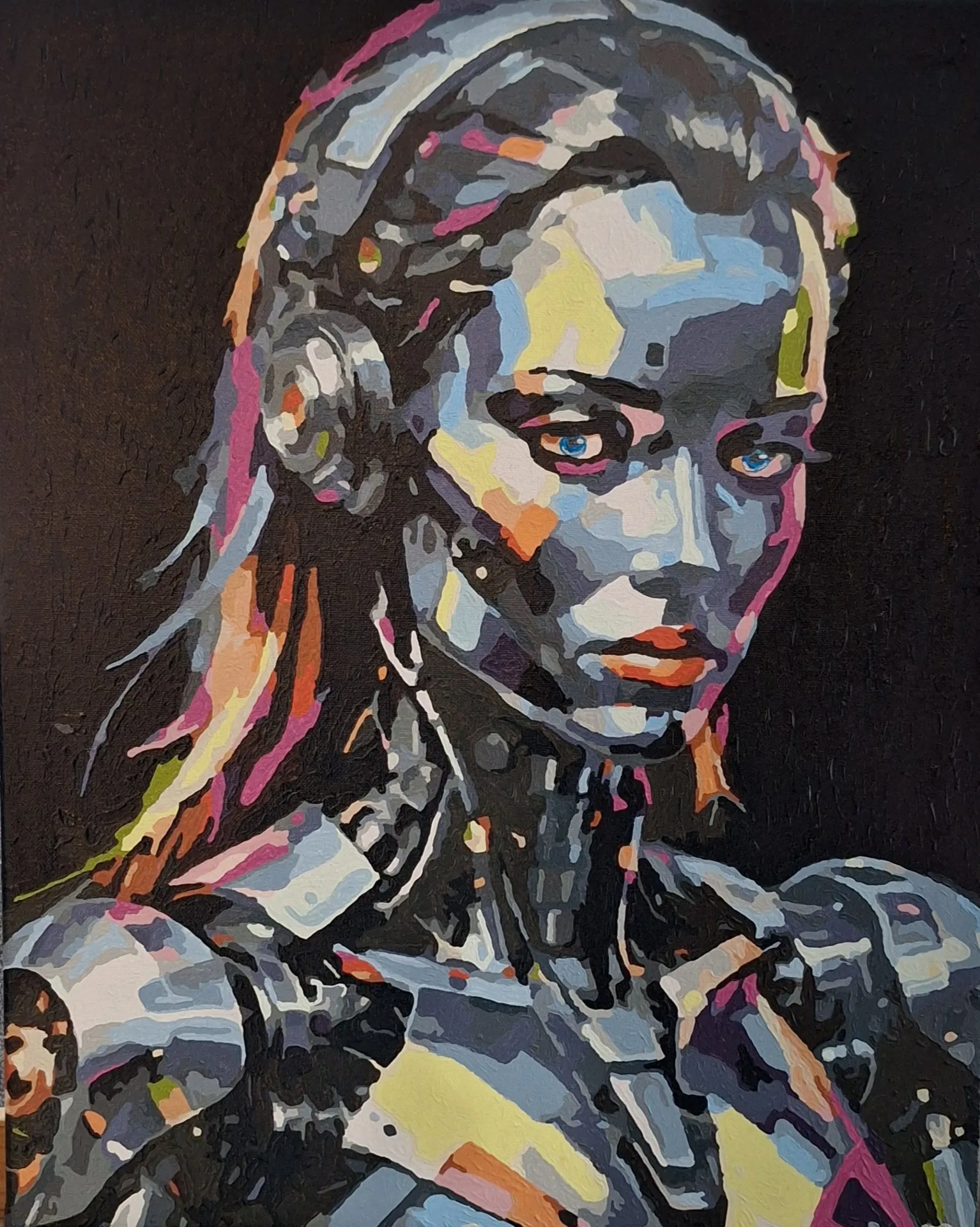 Mechanical Mona Lisa · 2025 · 40×50 cm